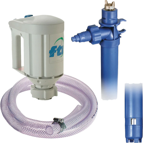 PFM-40 Drum Pump Kit with M3V Motor, Polypropylene/PVDF/Stainless Steel WestPier