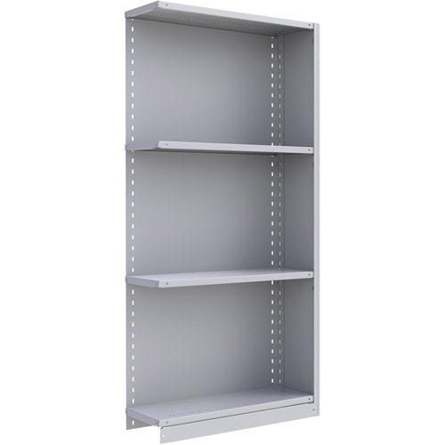 Interlok Shelving Unit, Steel, Boltless, 800 lbs. Capacity, 36" W x 76" H x 12" D WestPier