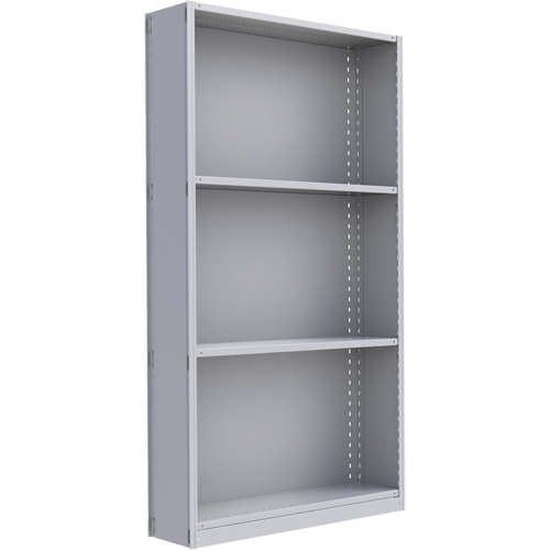 Interlok Shelving Unit, Steel, Boltless, 450 lbs. Capacity, 48" W x 88" H x 24" D WestPier