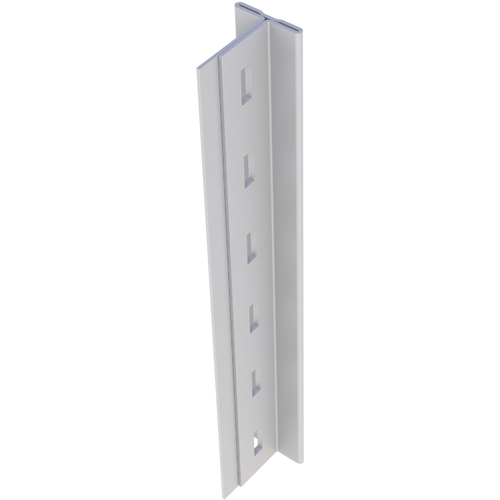 Montant en T pour rayonnage enclenchable Interlok, Acier, Hauteur 112" WestPier