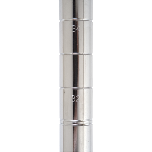 Montant pour &eacute;tag&egrave;res robustes en treillis chromat&eacute;, 54" ha WestPier