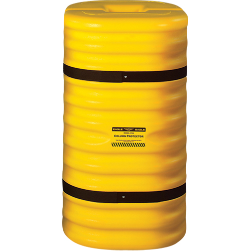 Column Protector, 6" x 6" Inside Opening, 24" L x 24" W x 42" H, Yellow WestPier