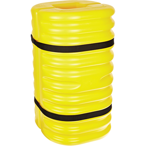 Column Protector, 6" x 6" Inside Opening, 24" L x 24" W x 42" H, Yellow WestPier