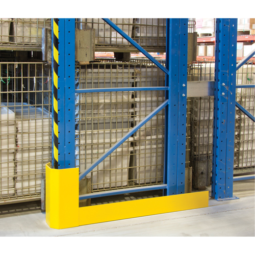 Racking Aisle Protectors, 3" W x 56" L x 16" H, Safety Yellow WestPier