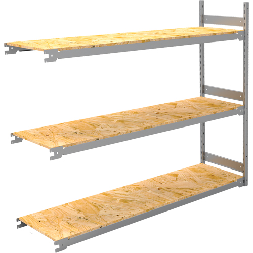 &eacute;tag&egrave;re-classeur de grande largeur, Acier, 3 Tablettes, 72" la x 18" p x 60" h, Ensemble Ajout WestPier