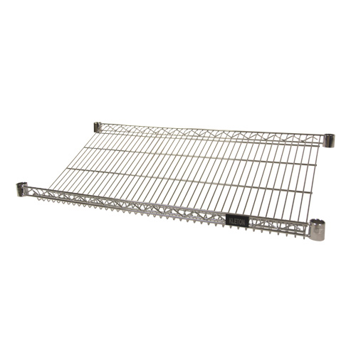 Tablette inclin&eacute;e en treillis m&eacute;tallique, 18" la x 48" p, Capacit&eacute; de 400 lb WestPier
