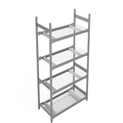 Wide Span Storage Shelving, Steel, Boltless, 1340 lbs. Capacity, 42" W x 84" H x 18" D WestPier