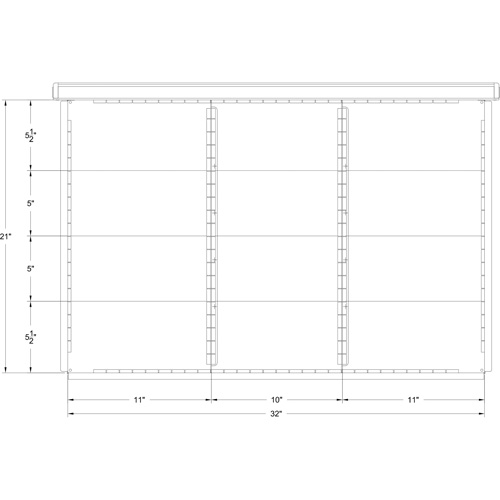 Cabinet d'entreposage &agrave; tiroirs int&eacute;gr&eacute; Interlok WestPier
