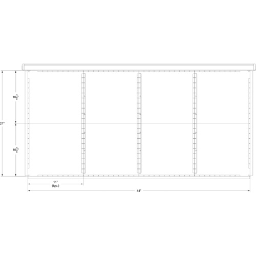 Cabinet d'entreposage &agrave; tiroirs int&eacute;gr&eacute; Interlok WestPier