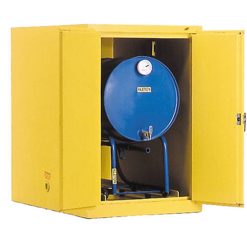 Drum Safety Cabinets, 400 lbs. Cap., Yellow WestPier
