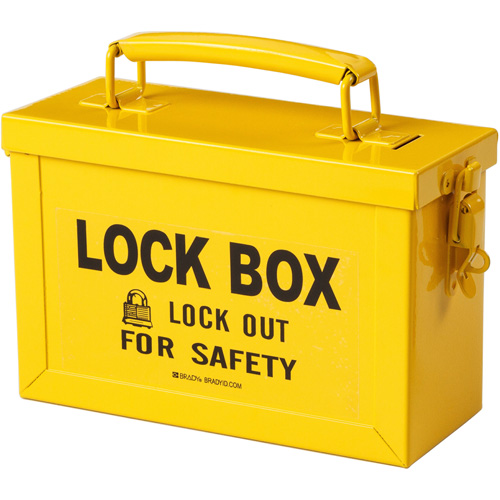 Coffret de s&eacute;curit&eacute; de groupe, Jaune WestPier