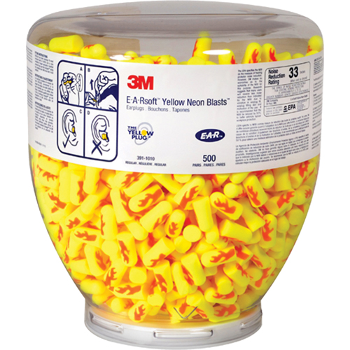 E-A-Rsoft Yellow Neons Earplugs, Bulk - Canister WestPier