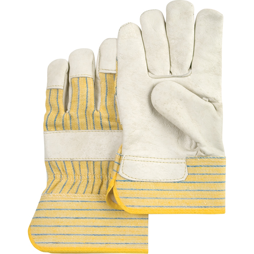 Standard-Duty Dry-Palm Fitters Gloves, X-Large, Grain Cowhide Palm, Cotton Inner Lining WestPier