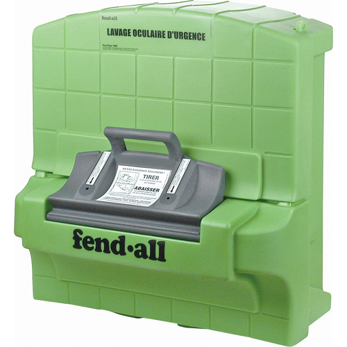 French Instructions for Fendall Pure Flow 1000&reg; Eyewash Station, Gravity-Fed, 7 gal. Capacity, Meets ANSI Z358.1 WestPier
