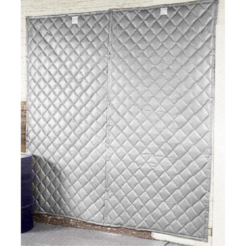 Noise Absorbing Wall Blanket, Quilted Fibreglass, 8' L x 4' W WestPier