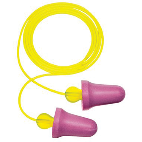 Bouchons d'oreilles en mousse sans contact E-A-R, Paire - Sac en poly, Avec cordon WestPier