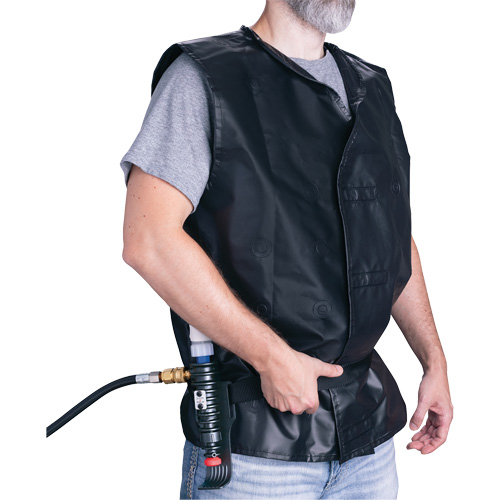 ALLEGRO INDUSTRIES Vortex Cooling Vest, Large, Black WestPier