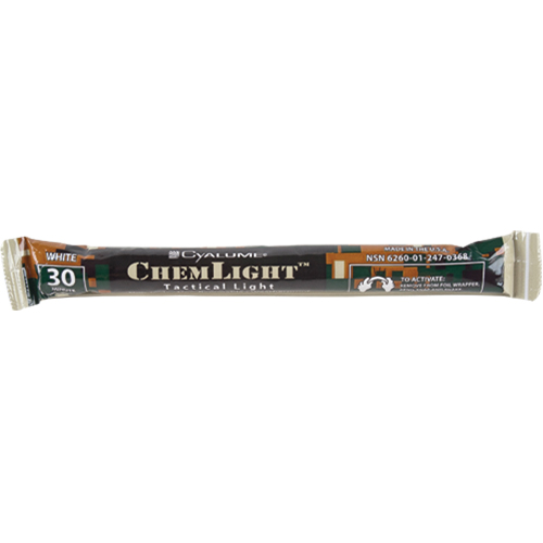 6" Cyalume&reg; Lightsticks, White, 30 mins. Duration WestPier