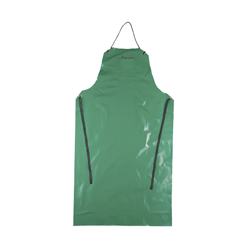 A43 48 Tablier ignifug&eacute; CA-43, Polyester/PVC, 29" lo x 48" la, Vert WestPier