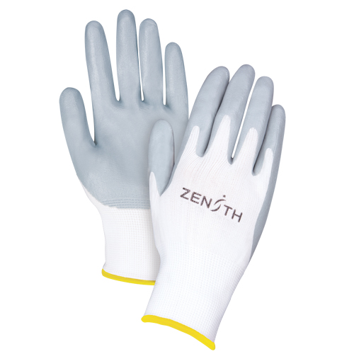 Gants l&eacute;gers enduits et respirants, 11/2T-Grand, R&ecirc;vetement Mousse de nitrile, Calibre 13, Enveloppe en Polyester WestPier