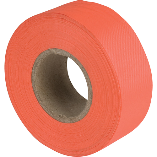 Rubans pour signalisation, 1,1875" la x 150' lo, Orange fluorescent WestPier