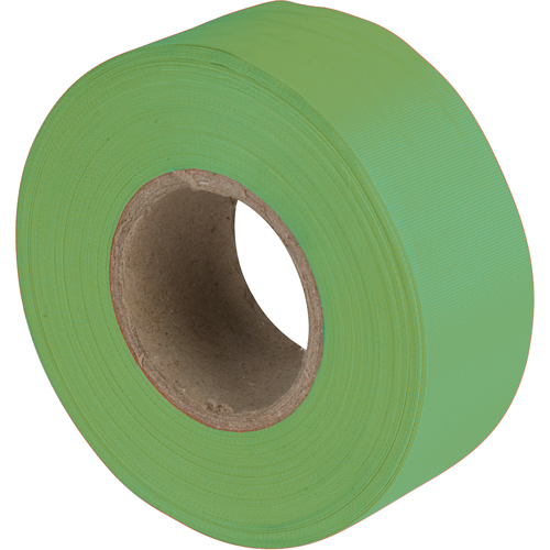 Rubans pour signalisation, 1,1875" la x 150' lo, Vert fluorescent WestPier
