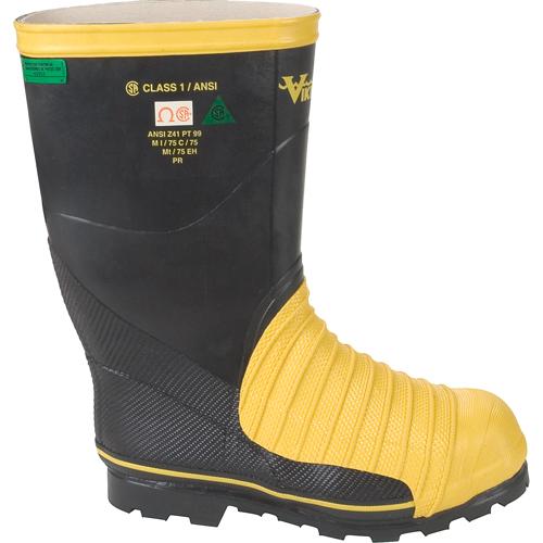 Bottes professionnelles Miner 49ER pour l'exploitation mini&egrave;re, Caoutchouc, Embout Acier, Pointure 7 WestPier