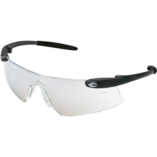 LUNETTES,DESPERADO,MONTNOIR CLR,I/O LENT MIROIR, Lentille Miroir int&eacute;rieur/ext&eacute;rieur, Anti-&eacute;gratignures, ANSI Z87+/R&eacute;pond ou surpasse la norme CSA Z94.3 WestPier