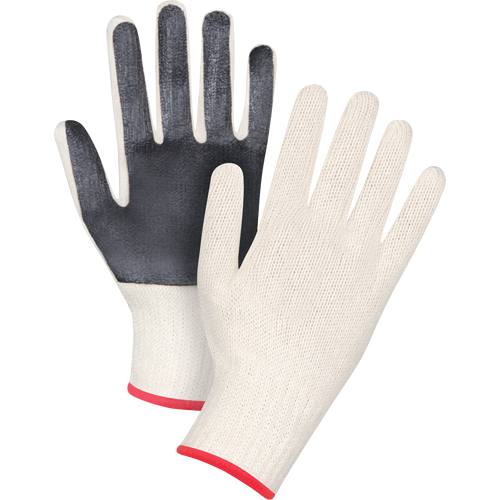 Gants en tricot &agrave; paume enduite, Poly/coton, Un c&ocirc;t&eacute;, Calibre 7, Petit WestPier