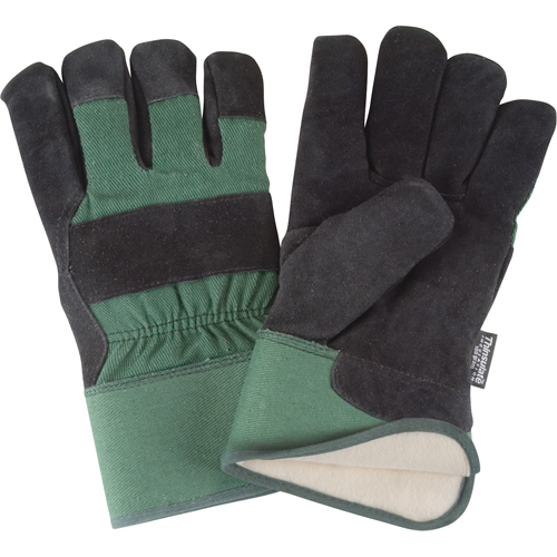 Gants d'ajusteur doubl&eacute;s pour l'hiver &agrave; chaleur sup&eacute;rieure, 2T-Grand, Paume en Cuir de vache refendu, Doublure en Thinsulate WestPier