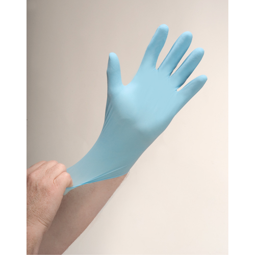 Vending Pack Disposable Gloves, Medium, Nitrile, 4.5-mil, Powder-Free, Blue WestPier