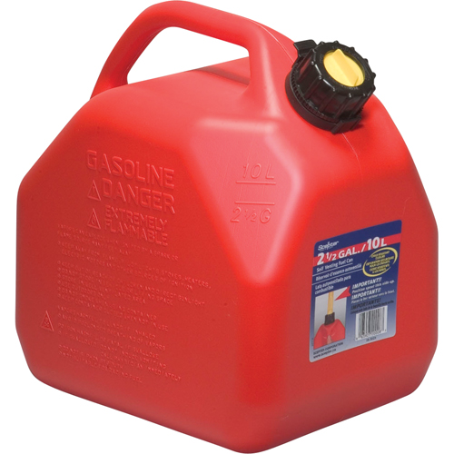 Jerry Cans, 2.5 US gal./10 L, Red, CSA Compliant/ULC WestPier