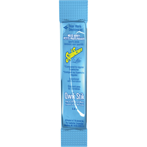 Sqwincher&reg; Boisson de r&eacute;hydratation ZERO Qwik Stik, Poudre, M&eacute;lange de baies WestPier