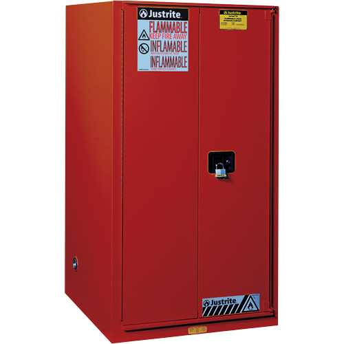 Armoire de s&eacute;curit&eacute; pour la peinture et les encres combustibles EX Sure-Grip, 96 gal., 5 tablettes WestPier