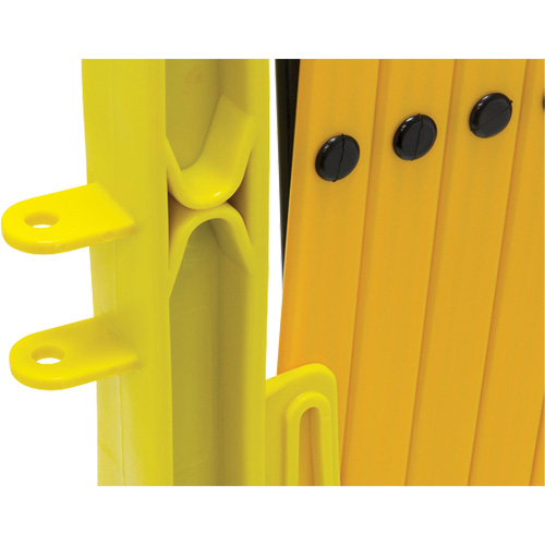 Xpandit Barricade, 36" H x 11.5' L, Black/Yellow WestPier
