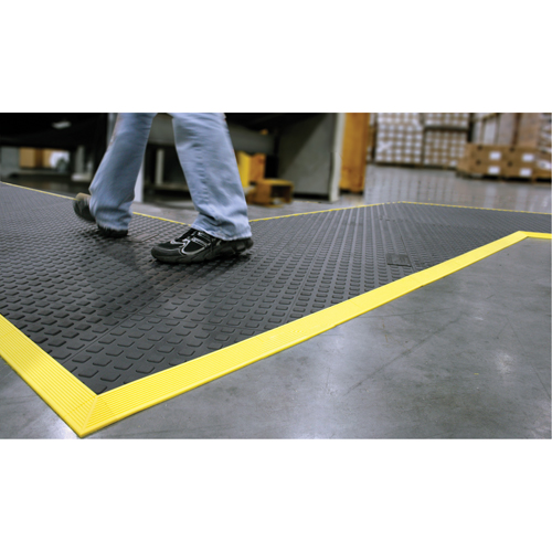 Rejuvenator Connect No. 502 Matting, Polyurethane, 3' W x 3' L, 5/8" Thick, Black WestPier