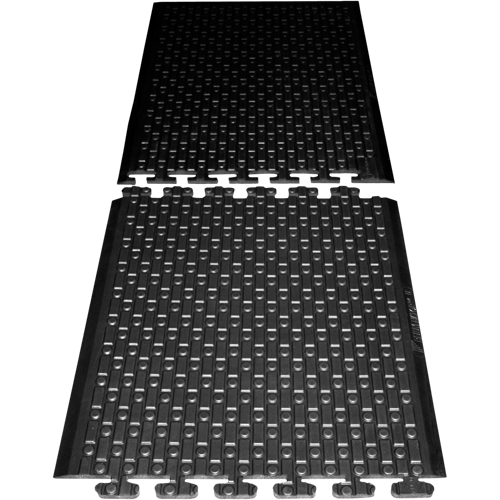 Rejuvenator Connect No. 502 Matting, Polyurethane, 3' W x 3' L, 5/8" Thick, Black WestPier