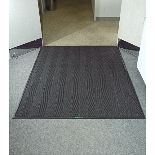 Tapis Waterhog Eco Elite, Essuie-pieds/grattoir, 3' x 20' x 3/8", Cendre grise WestPier