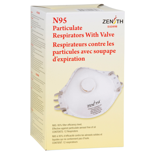 Particulate Respirators, N95, NIOSH Certified, Medium/Large WestPier