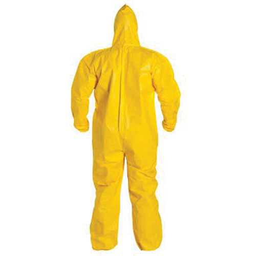 Hooded Coveralls, Tychem&reg; 2000, 3X-Large, Yellow WestPier