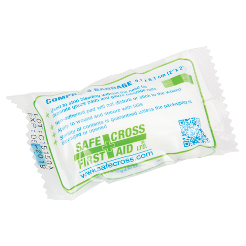 Compress (Pressure) Bandages, 2" L x 2" W WestPier