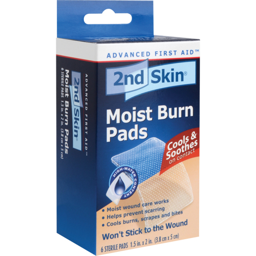 2nd Skin&reg; Moist Burn Pads, 1-1/2" x 2", Class 2 WestPier