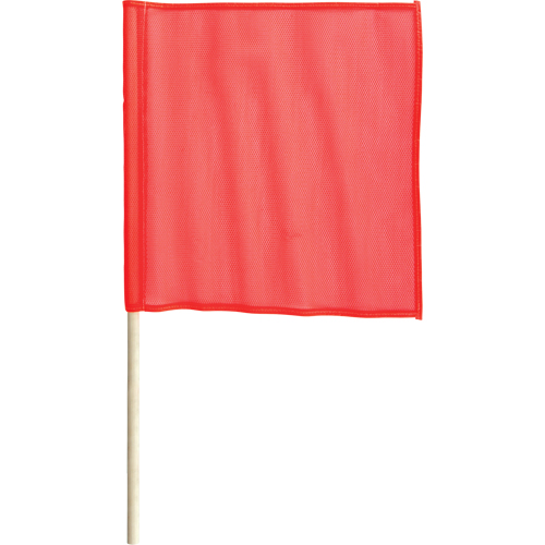 Traffic Safety Flags, Mesh, With Handle WestPier