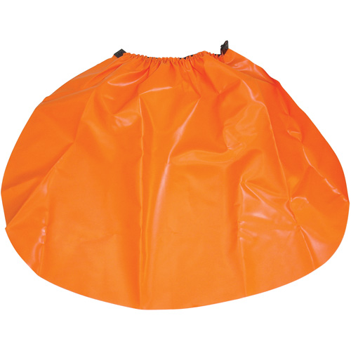 &eacute;cran anti-pluie pour casque de s&eacute;curit&eacute;, Taille unique, Orange, Nylon/PVC WestPier