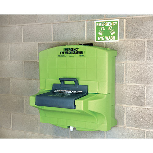 Fendall Pure Flow 1000&reg; Eyewash Station, Gravity-Fed, 7 gal. Capacity, Meets ANSI Z358.1 WestPier