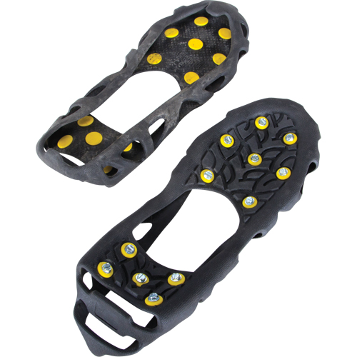 Heavy-Duty Anti-Slip Ice Cleats, Steel, Stud Traction, Large WestPier