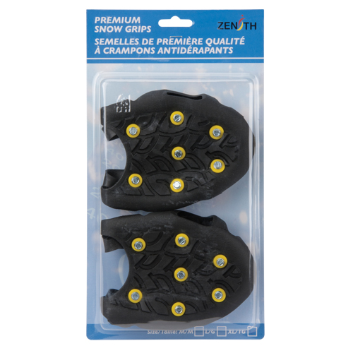 Heavy-Duty Anti-Slip Ice Cleats, Steel, Stud Traction, Large WestPier