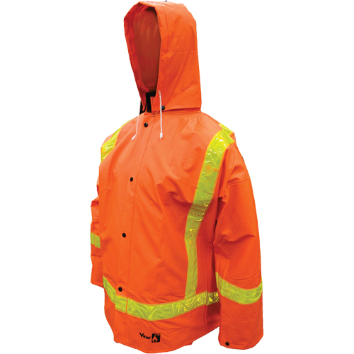 V&ecirc;tements imperm&eacute;ables en PVC ignifuges Open Road , Petit, Orange WestPier