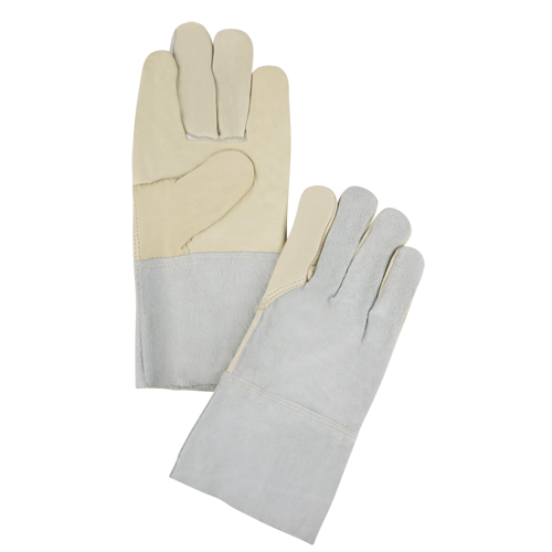 Standard-Duty Work Gloves, X-Large, Grain Cowhide Palm WestPier