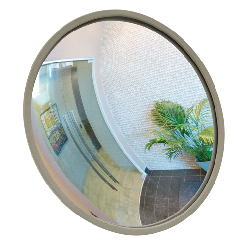 Convex Mirror with Bracket, Indoor/Outdoor, 12" Diameter WestPier